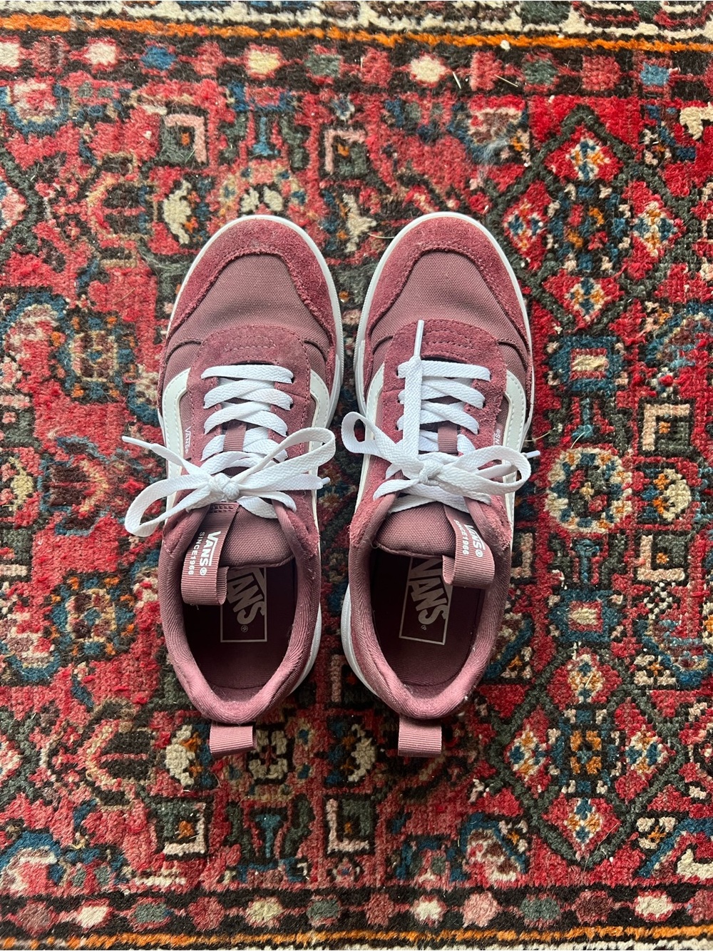 Vans Range Deluxe Women's Mauve Suede & Canvas Sneakers